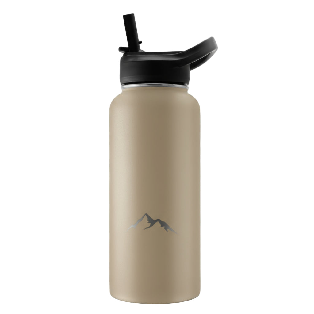 Hydratio Essence 1L Beige Taupe op strand - warme zandtint thermosfles voor zomer