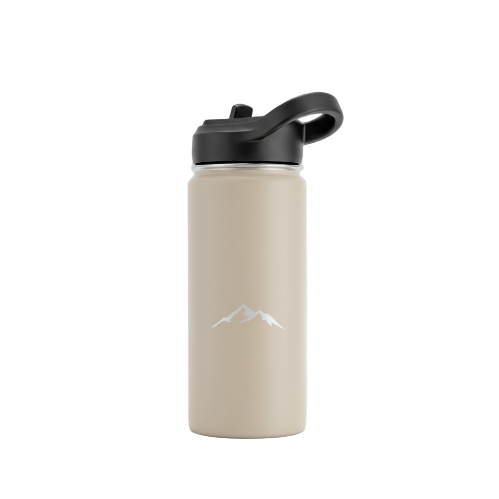 Hydratio Essence 0,5L Timber Brown outdoor – duurzame bruine RVS drinkfles voor wandelen