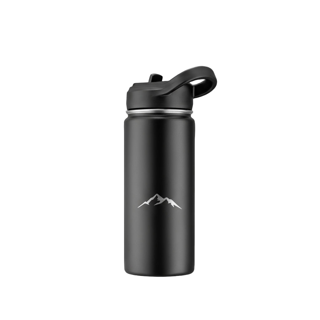 Zijaanzicht Hydratio Essence Midnight Black – slank ontwerp voor autobekerhouder