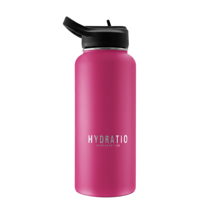 Hydratio Essence thermosfles 1L Blush Pink - grote roze RVS drinkfles 1 liter