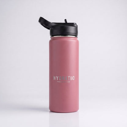 Hydratio Essence thermosfles 0,5L in Blush Pink, dubbelwandig RVS