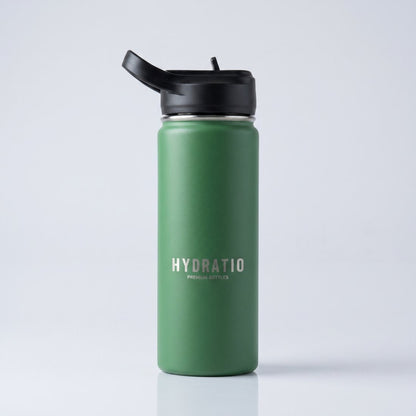 Hydratio Essence thermosfles 0,5L in Emerald Green, dubbelwandig RVS