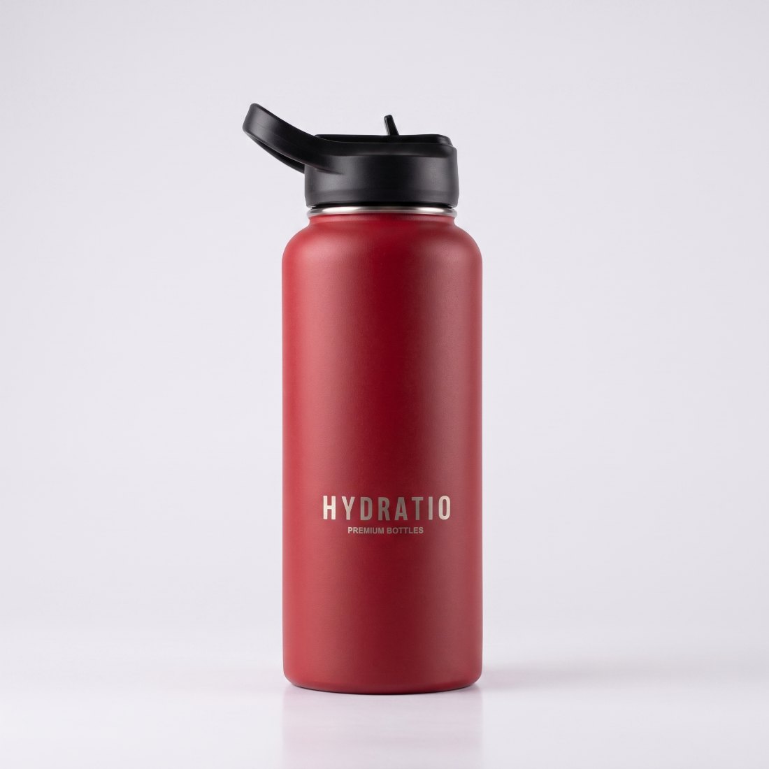 Hydratio Essence thermosfles 1L in Imperial Red, dubbelwandig RVS
