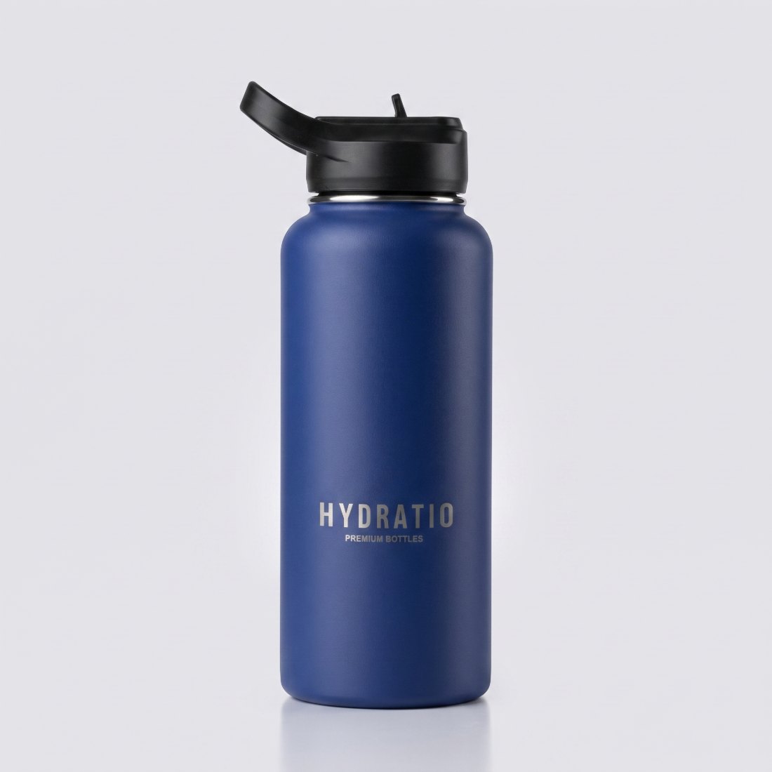 Hydratio Essence thermosfles 1L in Navy Blue, dubbelwandig RVS