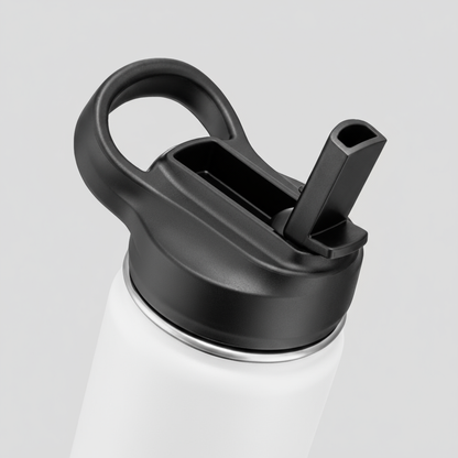 Hydratio Essence thermosfles 500ml Sahara Sand in rugzak – lekvrije reisfles voor onderweg