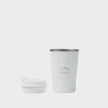 Hydratio Eluna Mug Onyx - zwarte thermosmok voor koffie en thee onderweg