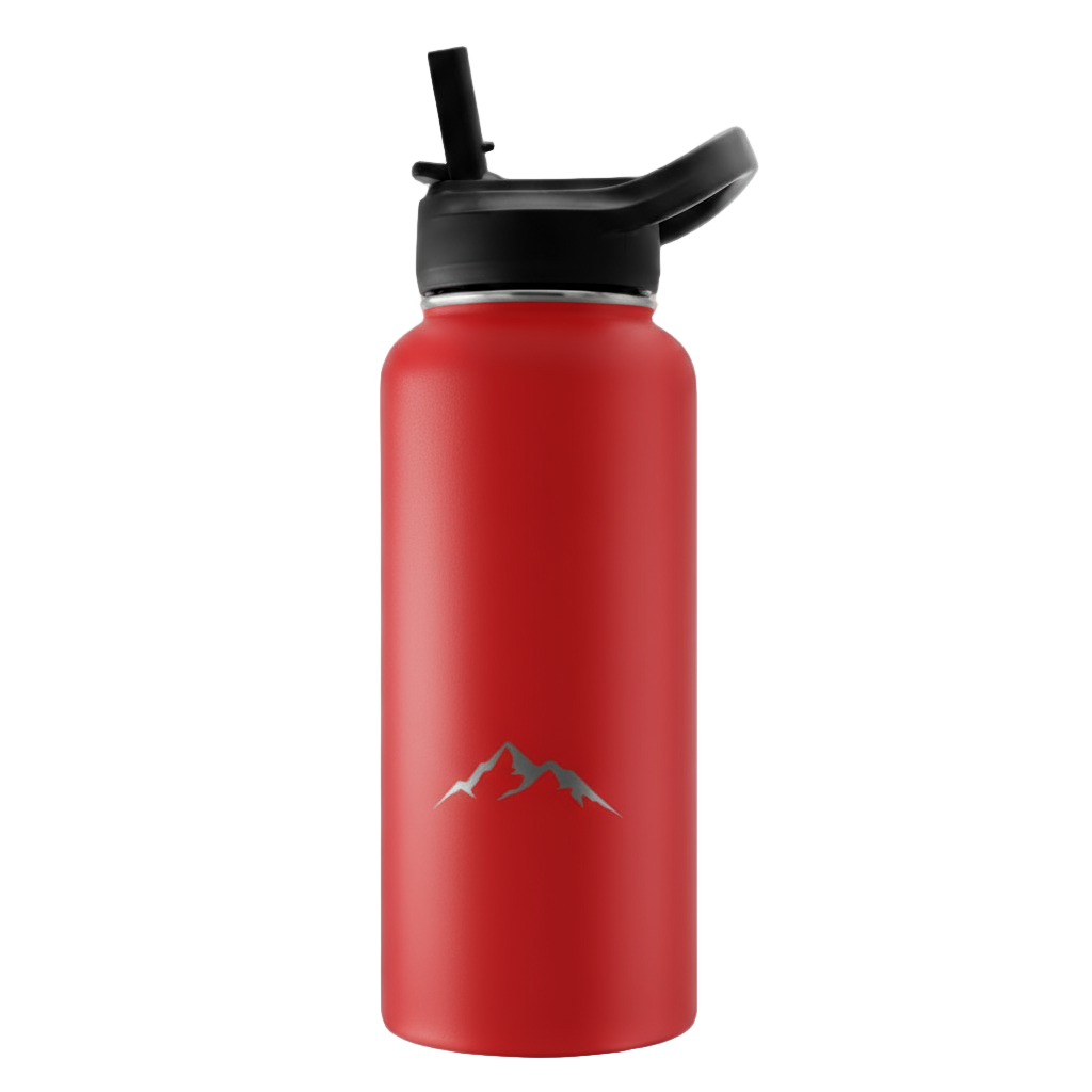 Hydratio Essence 1L Imperial Red in sporttas – bold rode drinkfles voor gym en hardlopen